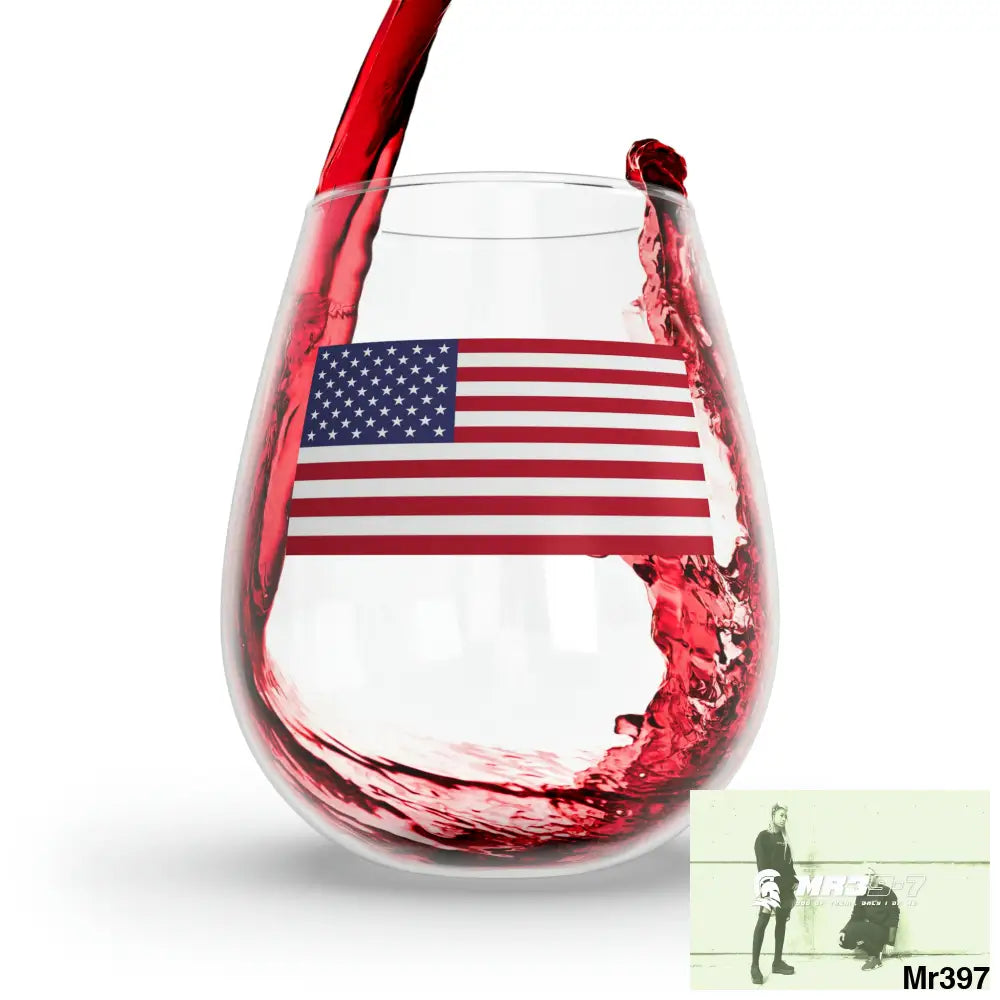 USA Stemless Wine Glass 11.75oz 11.75oz Mug