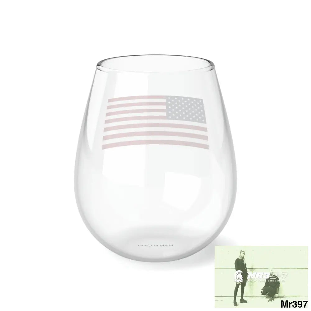 USA Stemless Wine Glass 11.75oz 11.75oz Mug