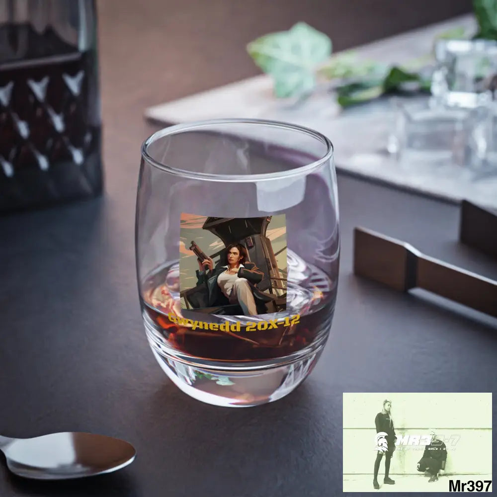 Vigilante Vice theme Whiskey Glass 6oz Mug