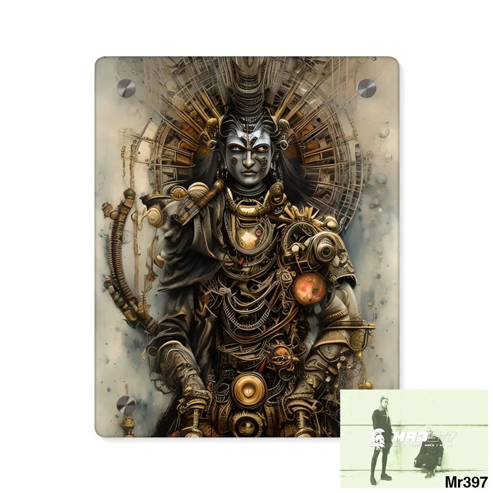 Vishnu and Shiva the Samurai Gods Acrylic Wall Art Panels 8″ x 10″ (Vertical) / 0.25’’ Home Decor