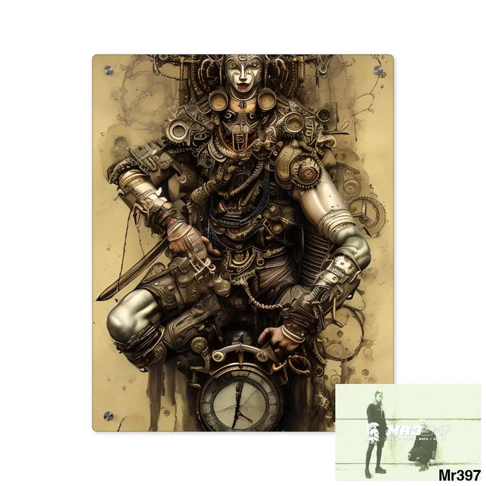 Vishnu and Shiva the Ultimate Samurai Wall Art Panels 16″ x 20″ (Vertical) / 0.25’’ Home Decor