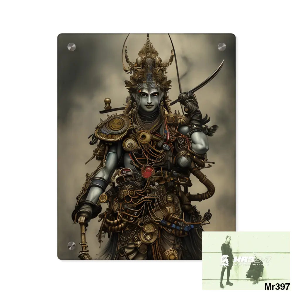 Vishnu Samurai Acrylic Wall Art Panels 11″ x 14″ (Vertical) / 0.25’’ Home Decor