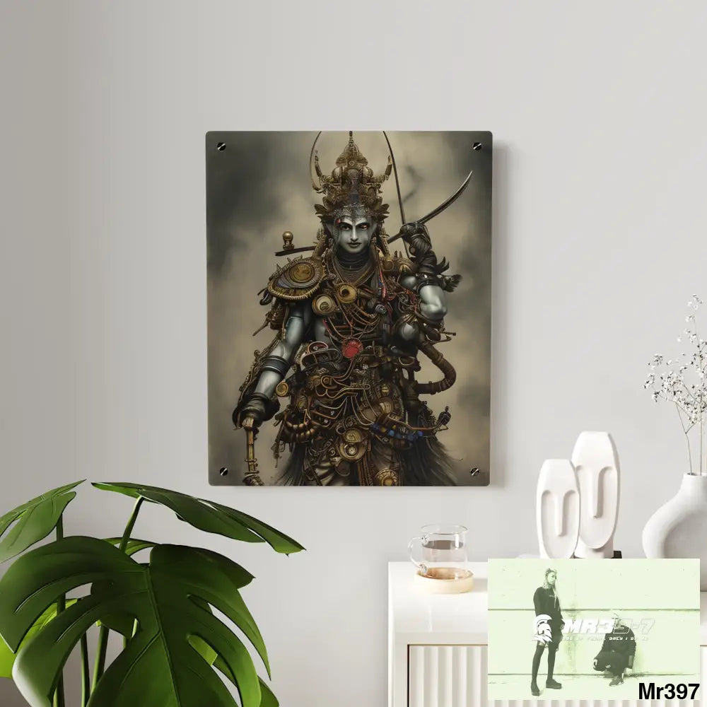 Vishnu Samurai Acrylic Wall Art Panels Home Decor