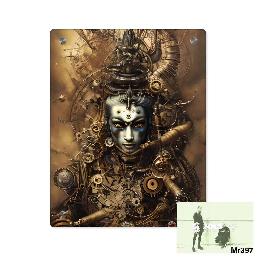 Vishnu Steampunk Acrylic Wall Art Panels 11″ x 14″ (Vertical) / 0.25’’ Home Decor