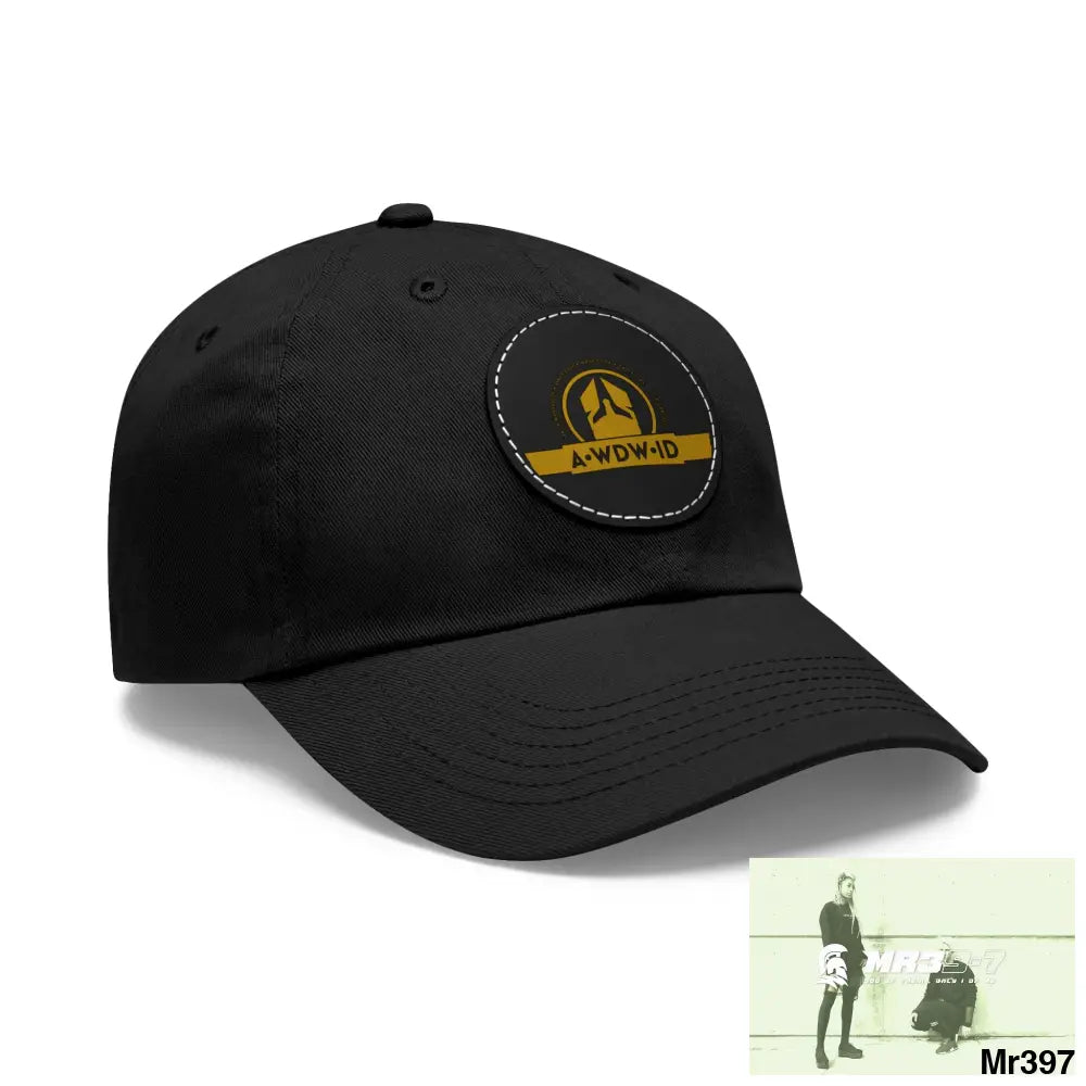 WDW.ID Dad Hat with Leather Patch (Round) Hats