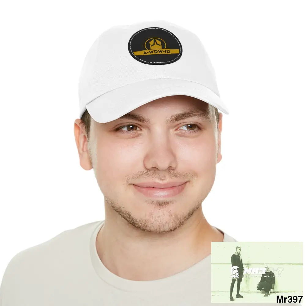 WDW.ID Dad Hat with Leather Patch (Round) Hats