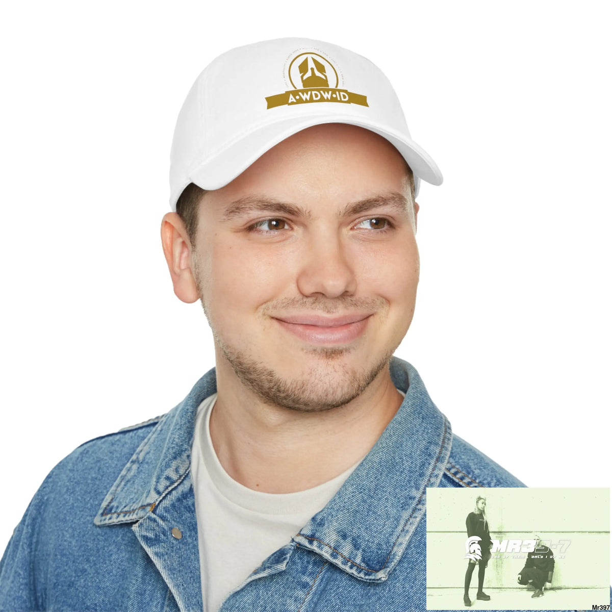 WDW.ID Low Profile Baseball Cap White / One size Hats