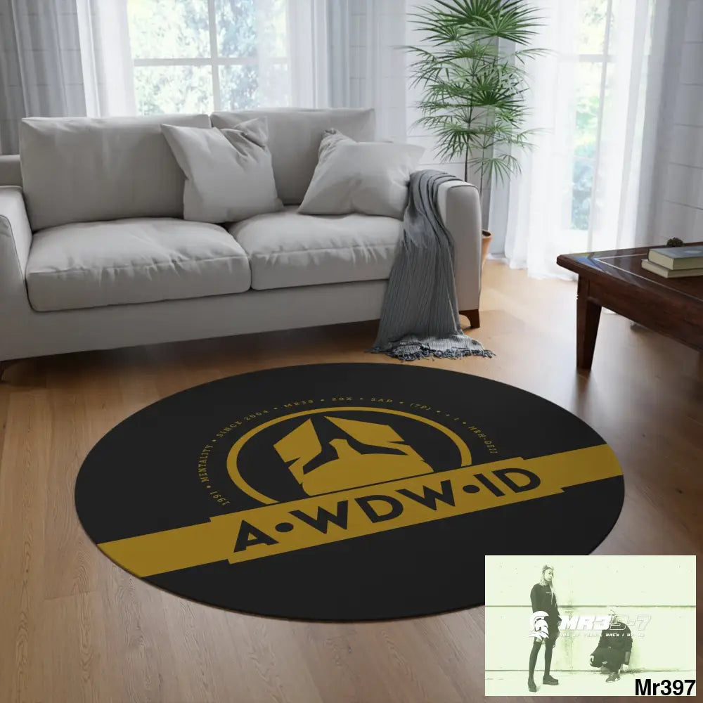 WDW.ID Round Rug 60’’ × 60’’ Home Decor