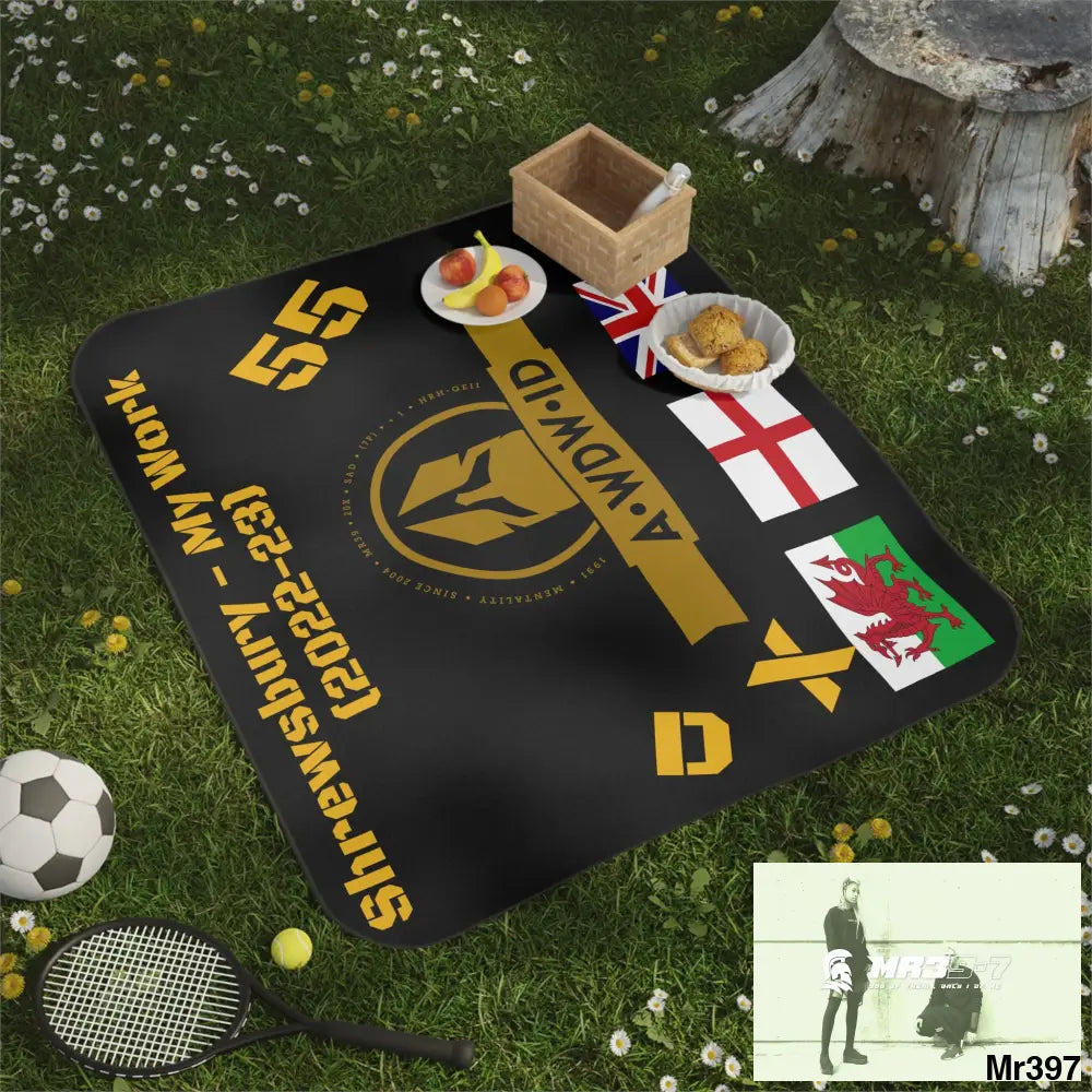 WDW.ID Shrewsbury Picnic Blanket 61’’ × 51’’ Home Decor