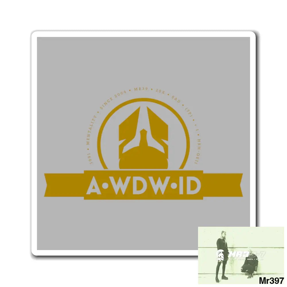 WDW.ID Vigilante Magnet 3’’ × 3’’ Paper products