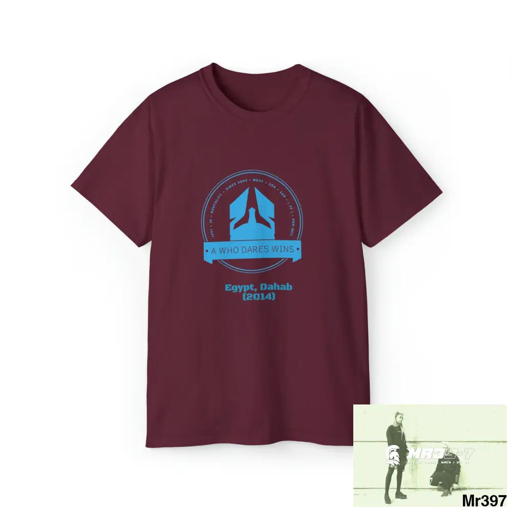 WDW Vigilante Dahab Unisex Ultra Cotton Tee Maroon / S T-Shirt