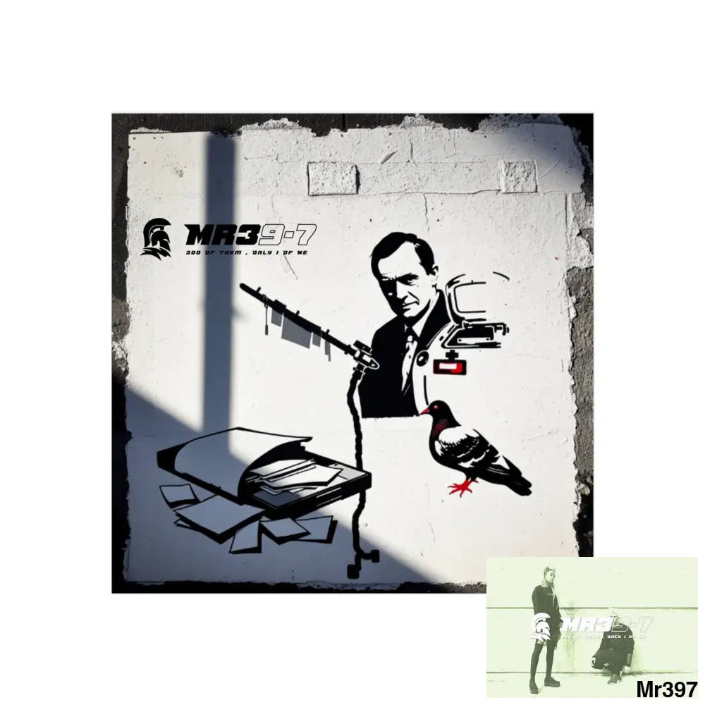 Whistleblowing The Origins no 4 Gwynedd 2002 - Fine Art Posters 30″ x 30″ / Matte Poster