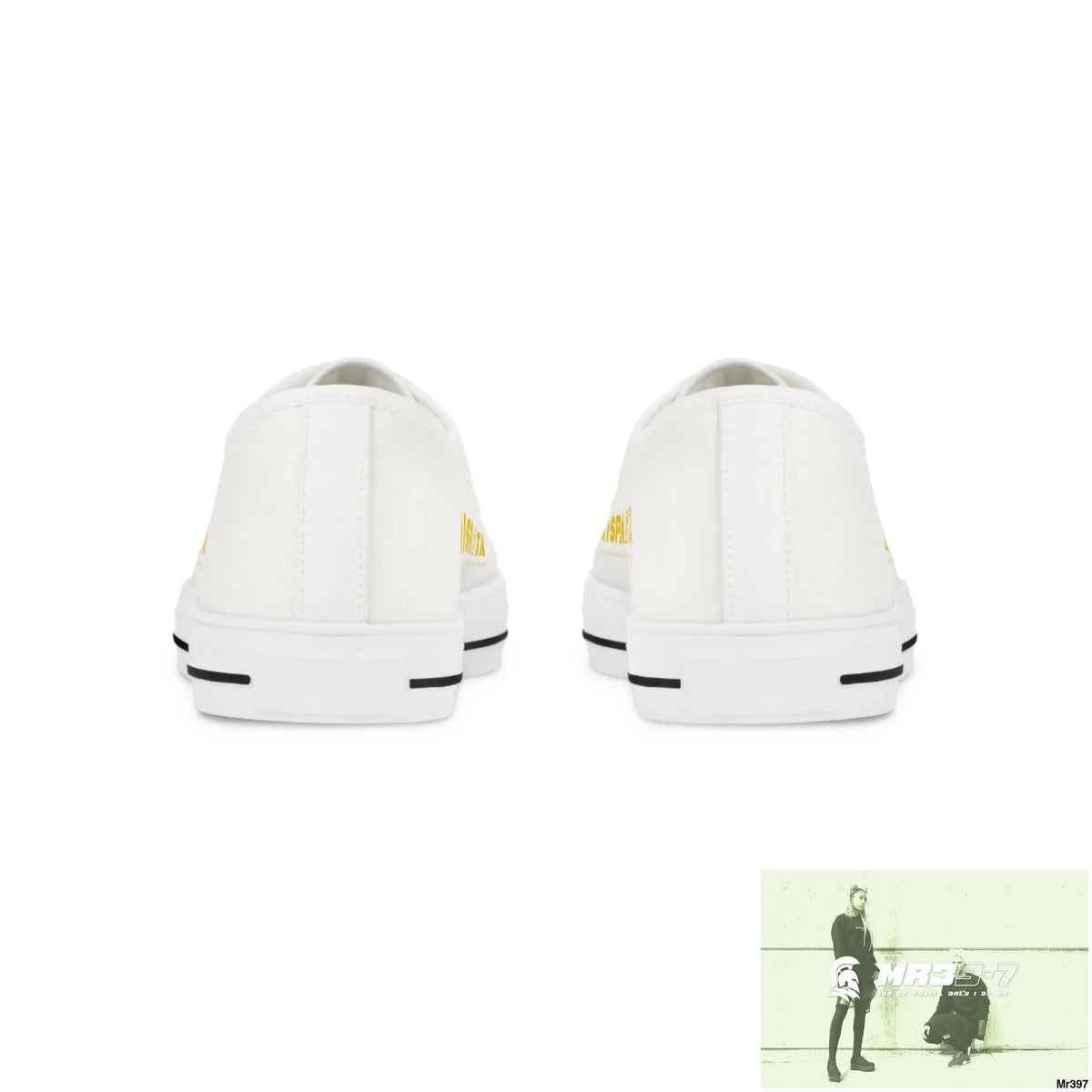 White A1-Sparta Men’s Low Top Sneakers Shoes