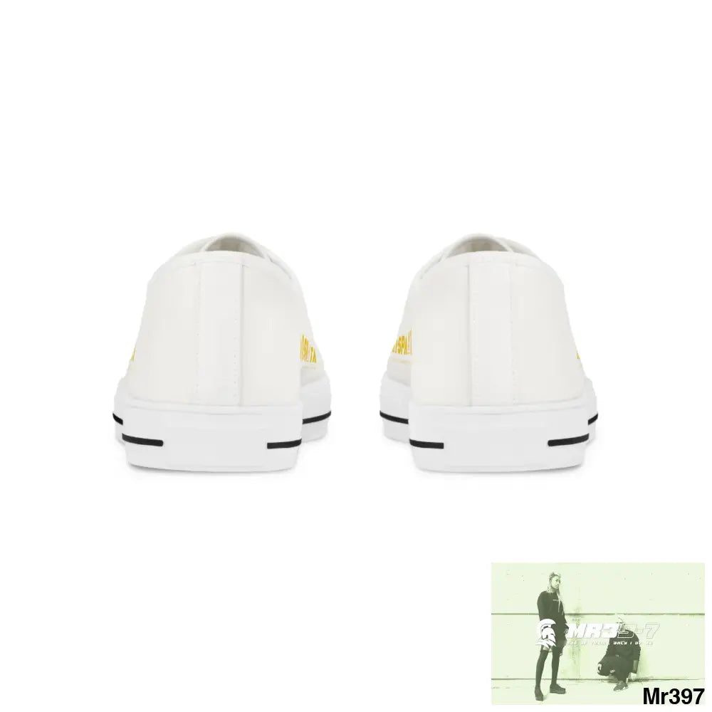 White A1-Sparta Men’s Low Top Sneakers Shoes
