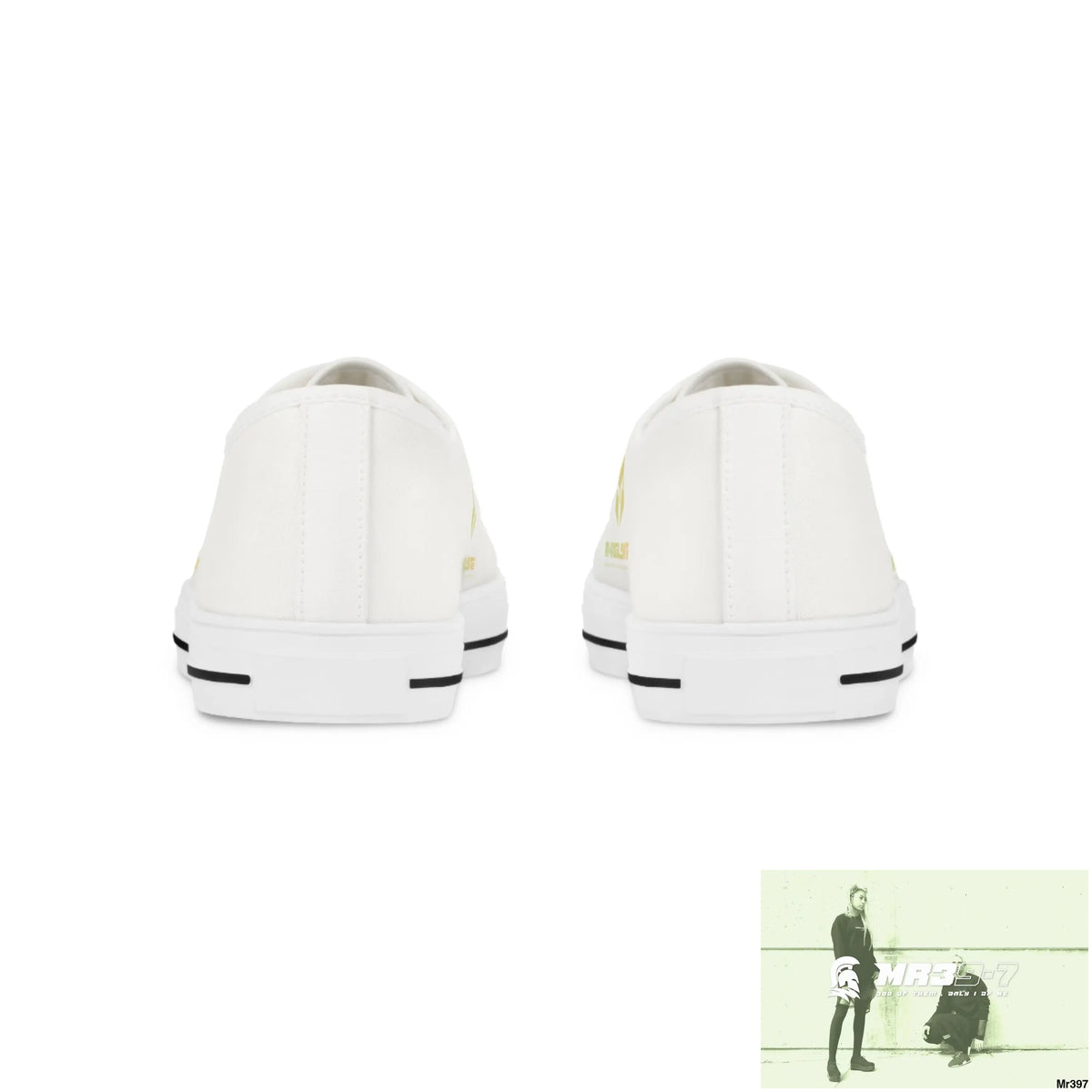 White A1-Vigilante Men’s Low Top Sneakers Shoes