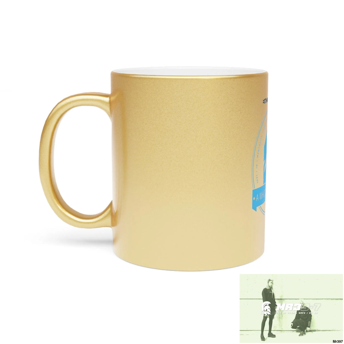 Who Dares Wins #I7MI6A1London Metallic Mug (Silver\Gold) Mug