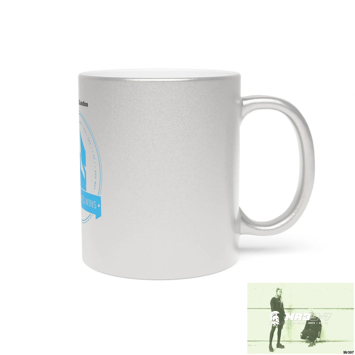 Who Dares Wins #I7MI6A1London Metallic Mug (Silver\Gold) Mug