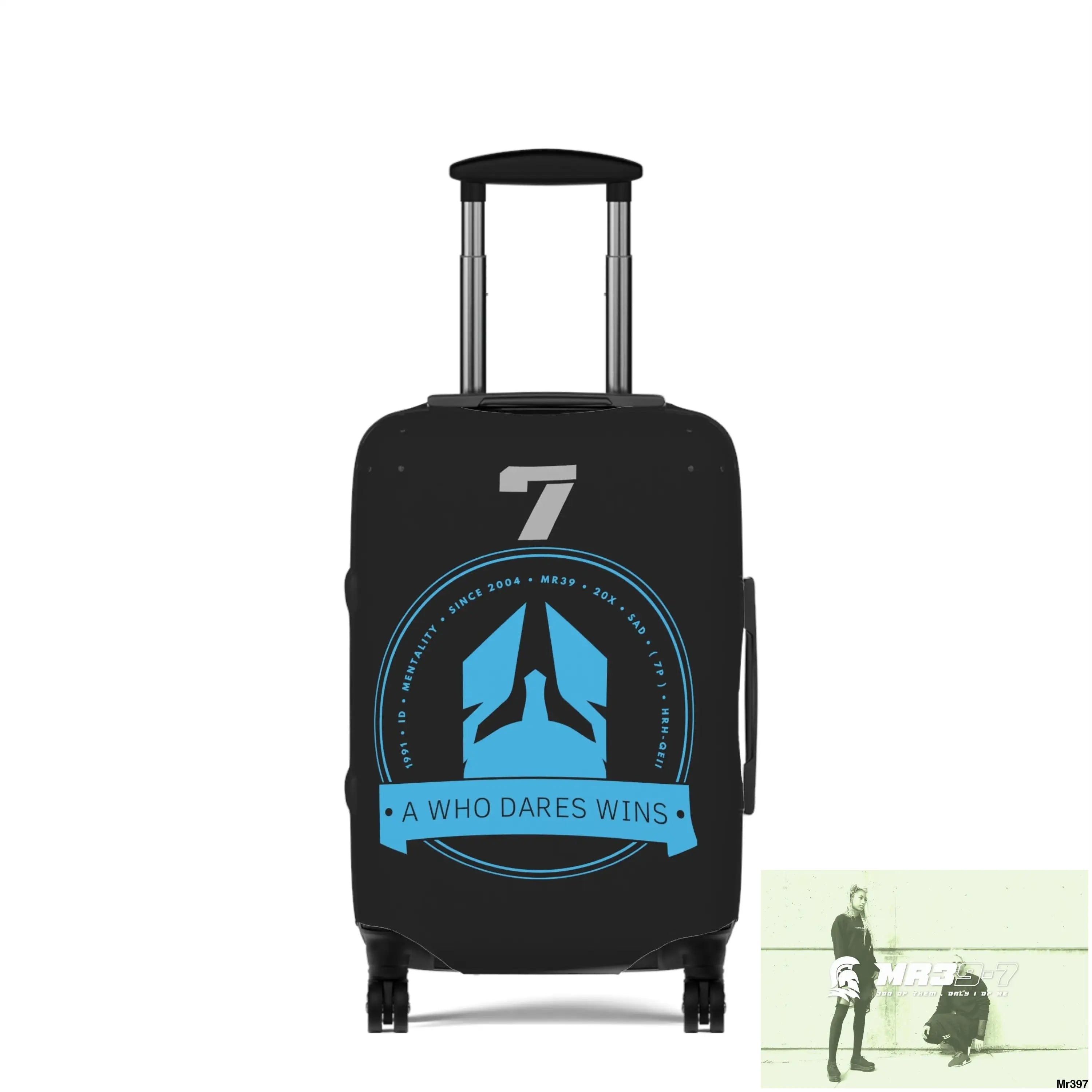 Who Dares Wins Luggage Cover 21’’ × 14’’ Accessories
