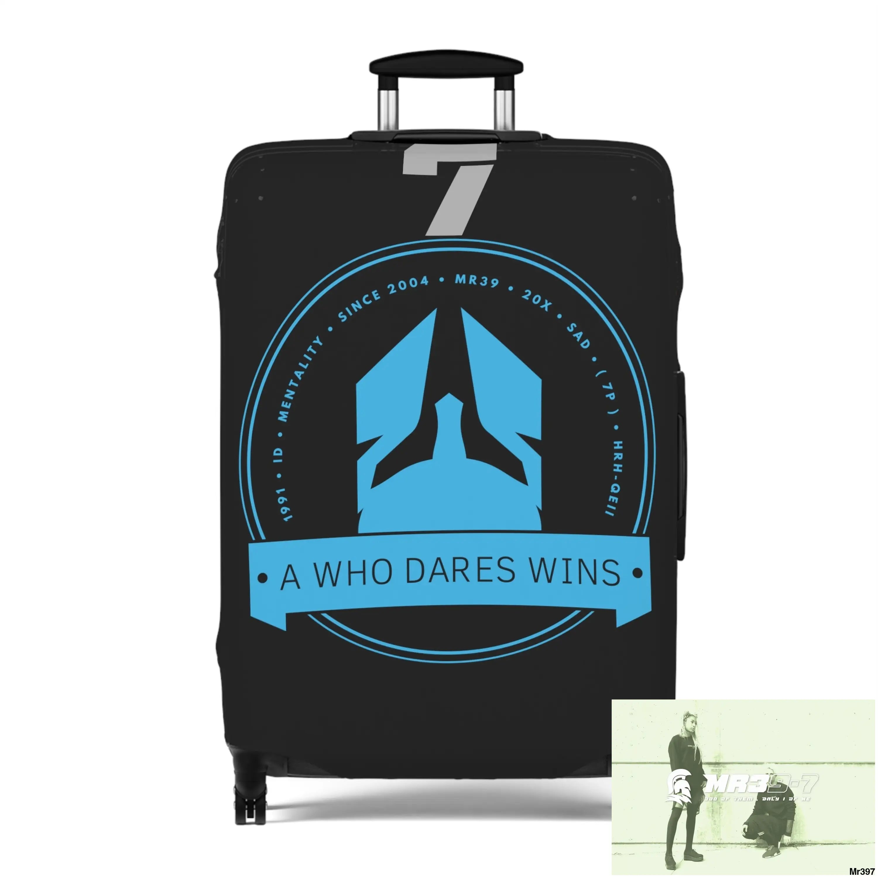 Who Dares Wins Luggage Cover 28’’ × 20’’ Accessories