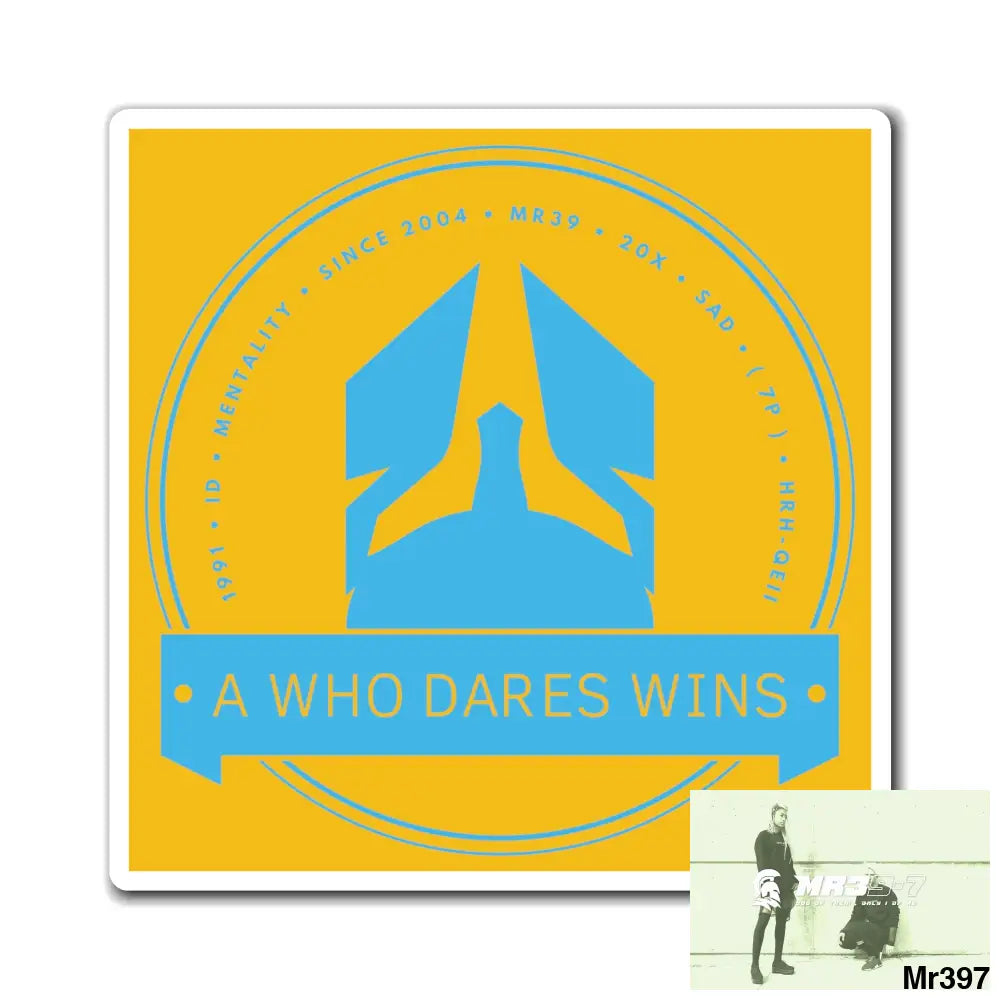 Who Dares Wins Magnet Paper products