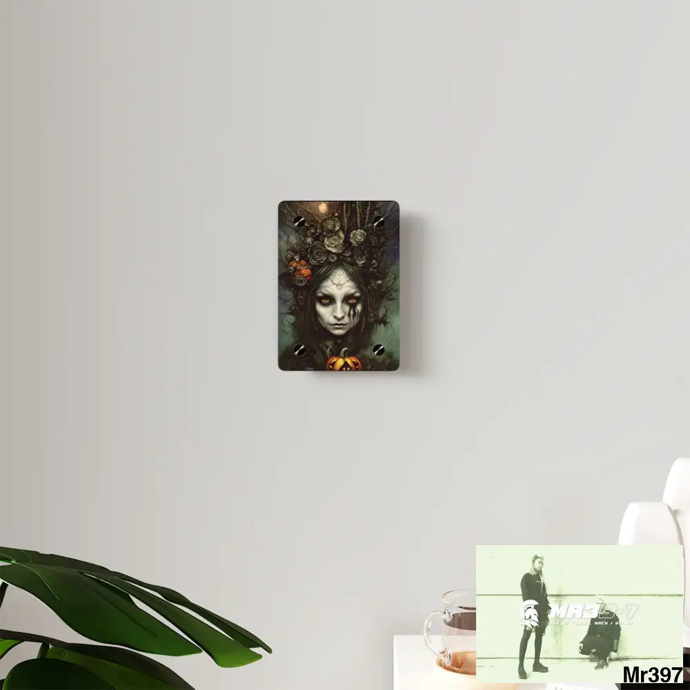 Witch Halloween Wall Art Panels Home Decor