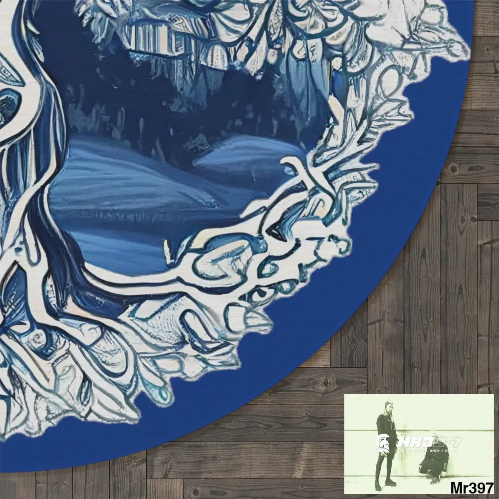 Yggdrasil Intricate Tree of life Round Rug 60’’ × 60’’ Home Decor