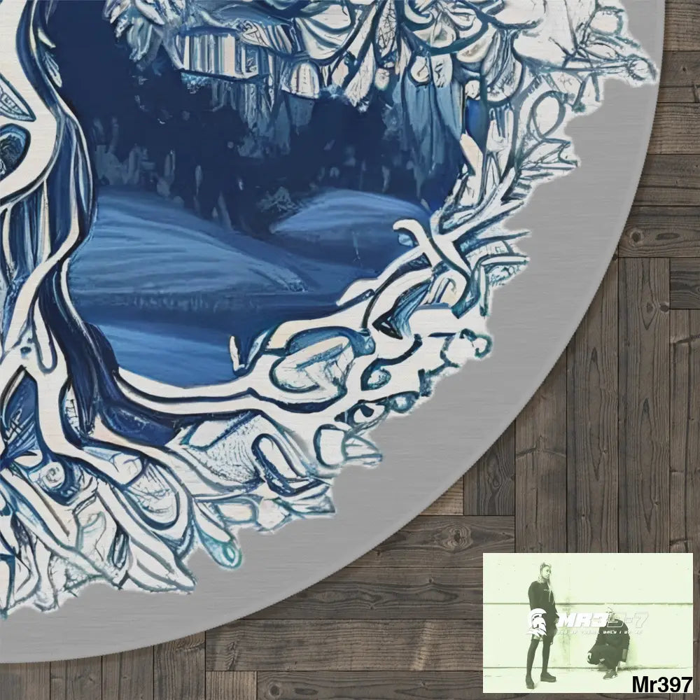 Yggdrasil Intricate Tree of life Round Rug 60’’ × 60’’ Home Decor